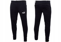Trousers Puma Men's ESS Logo Pants FL cl Black 586714-01