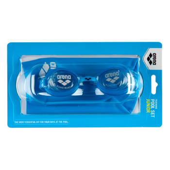 Conjunto (gafas + gorro) Arena Arena Pool Jr Set azul 92423-070
