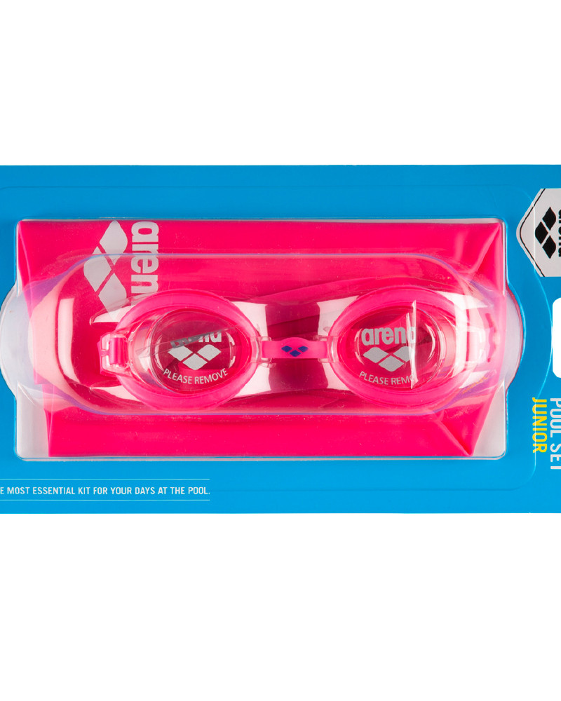 Conjunto (gafas + gorro) Arena Arena Pool Jr Set rosa 92423-092