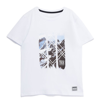 Kids' t-shirt Radder Keene white 442335-100