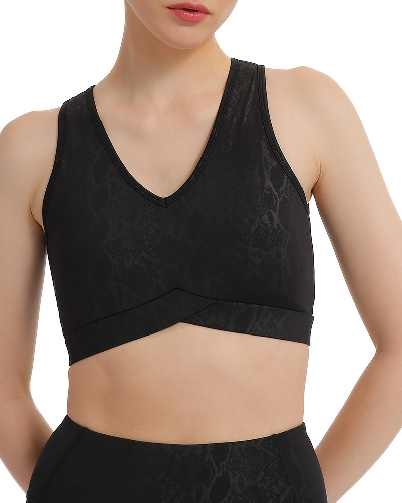 Women's sports bra Evoids Mamba dark grey 312310-020