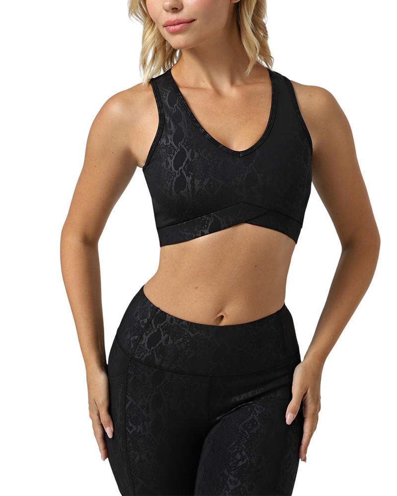 Women's sports bra Evoids Mamba dark grey 312310-020