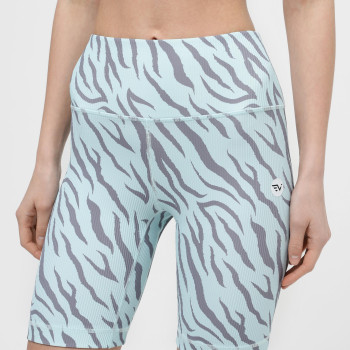 Women's bike shorts Evoids Cheetah light blue 312303-400
