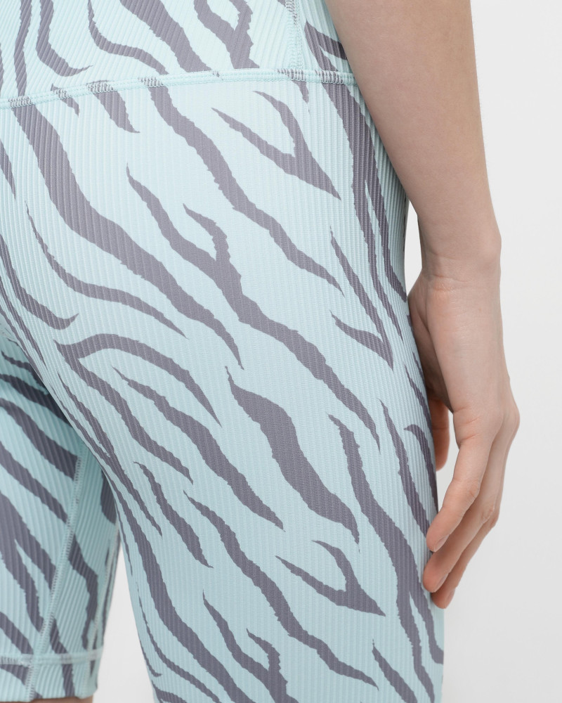 Women's bike shorts Evoids Cheetah light blue 312303-400