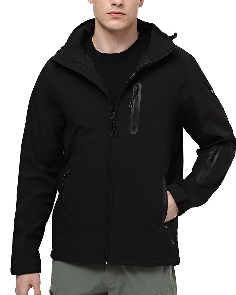 Men's windbreaker Radder Pecator black 122427-010