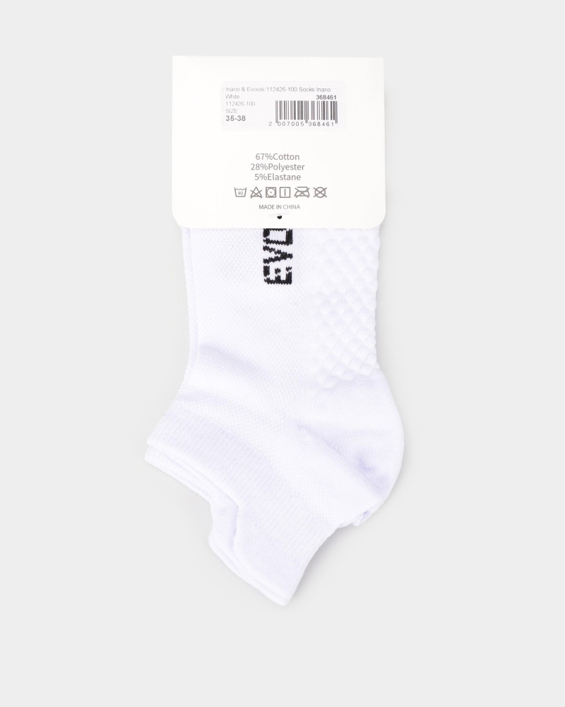 Calcetines Evoids Inario 2P blancos 112426-100