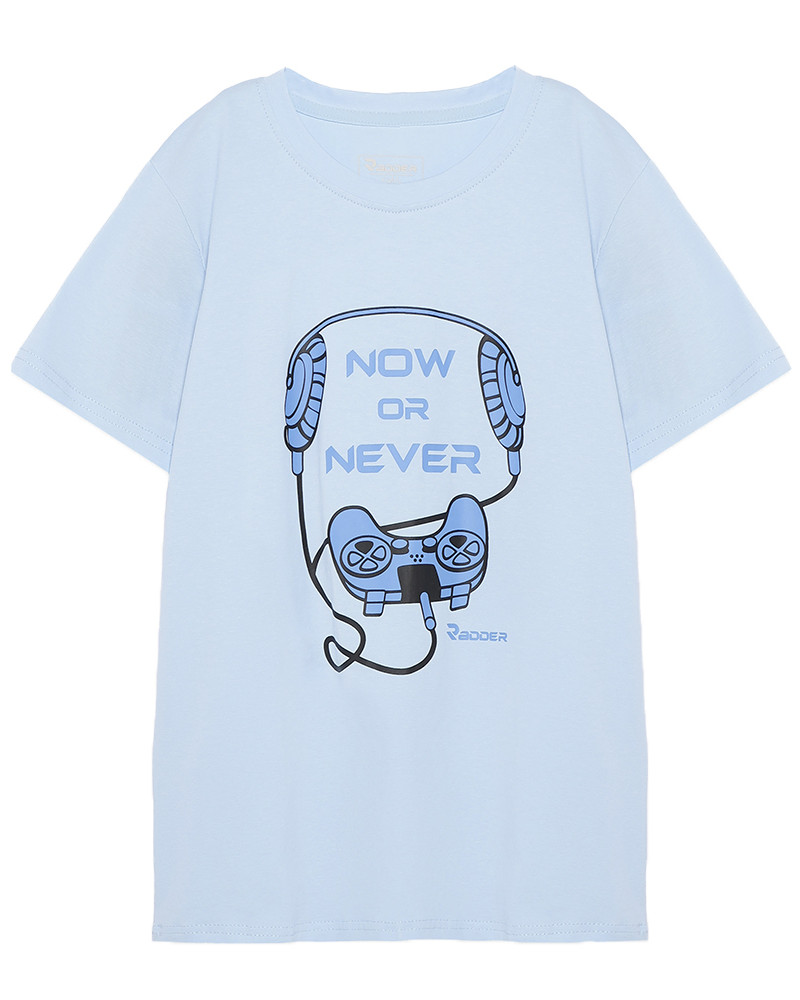 Camiseta infantil Radder Crespi azul 442465-400