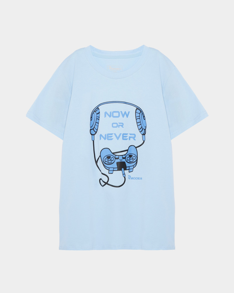 Camiseta infantil Radder Crespi azul 442465-400
