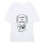 Camiseta infantil Radder Crespi blanca 442465-100