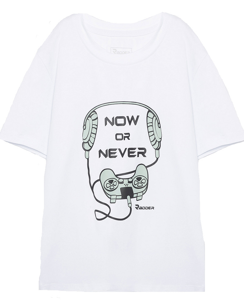 Camiseta infantil Radder Crespi blanca 442465-100
