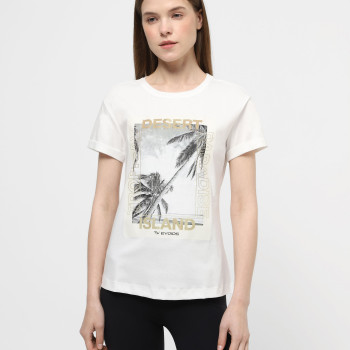 Women's t-shirt Evoids Clarete milky white 552446-121