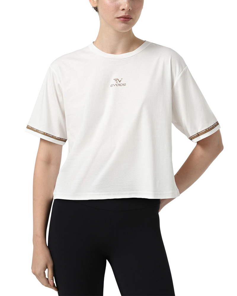 Camiseta de mujer Evoids Loraite lechosa 552450-121
