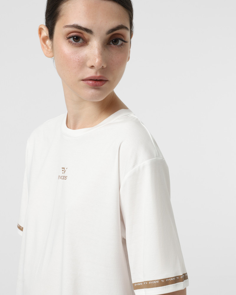 Camiseta de mujer Evoids Loraite lechosa 552450-121