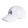 Gorra de béisbol Adidas BBALL CAP COT blanca IB3243