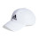 Gorra de béisbol Adidas BBALL CAP COT blanca IB3243