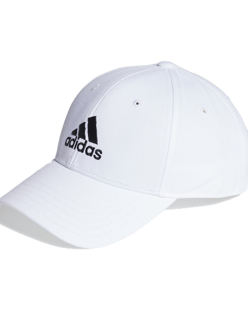 Gorra de béisbol Adidas BBALL CAP COT blanca IB3243