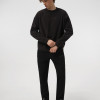 Sudadera de hombre Larum Polartec negro 102501-010