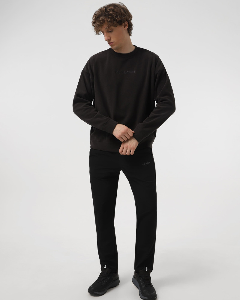 Sudadera de hombre Larum Polartec negro 102501-010