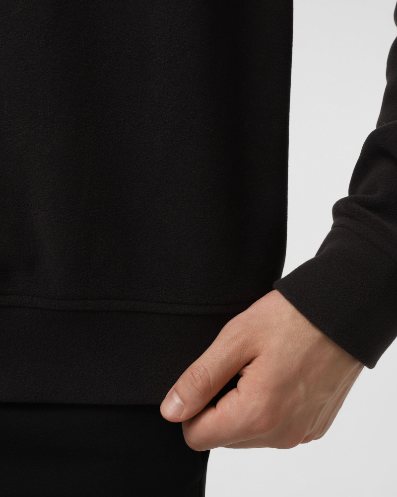 Sudadera de hombre Larum Polartec negro 102501-010
