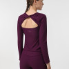 Women's long sleeve t-shirt Evoids Celestra purple 142504-010