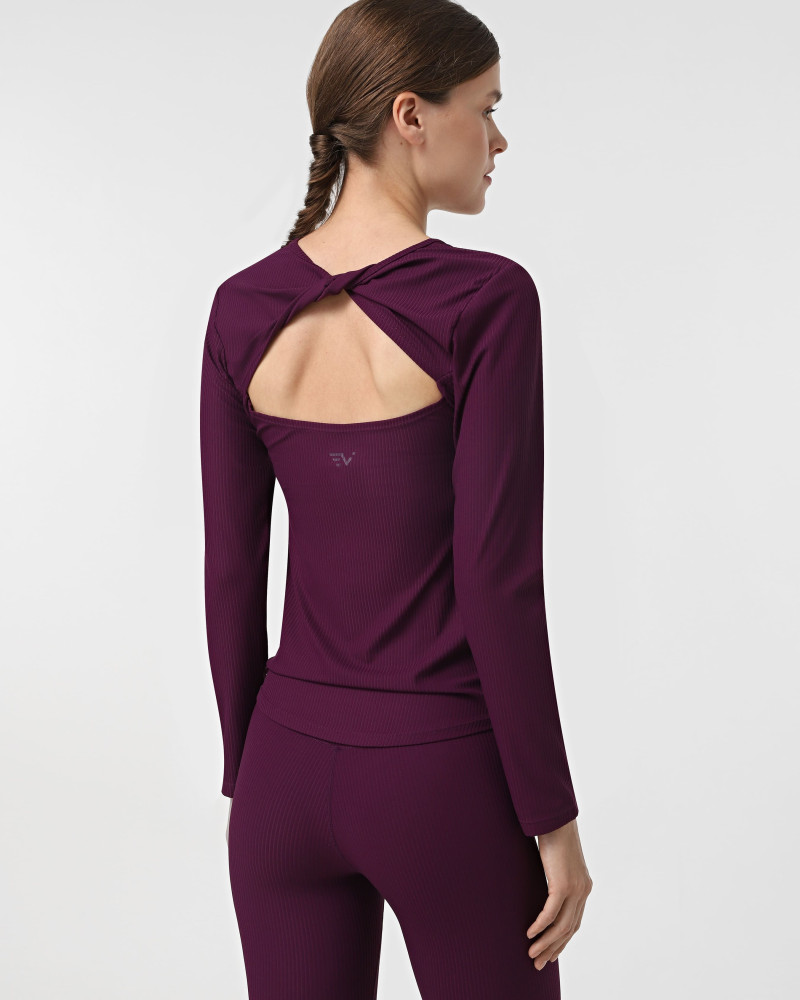 Women's long sleeve t-shirt Evoids Celestra purple 142504-010