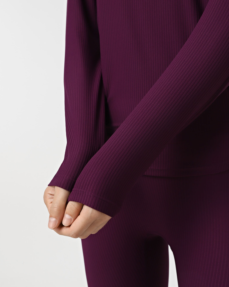 Women's long sleeve t-shirt Evoids Celestra purple 142504-010