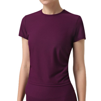 Camiseta de mujer Evoids Velesta color morado 142505-510