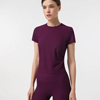 Camiseta de mujer Evoids Velesta color morado 142505-510