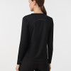 Camiseta de manga larga para mujer Radder Malury negra 152505-010