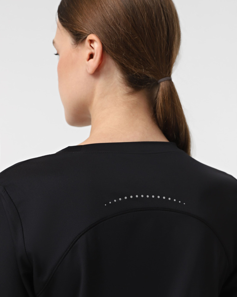 Camiseta de manga larga para mujer Radder Malury negra 152505-010