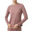 Women's long-sleeve T-shirt Radder Malury pink 152505-600