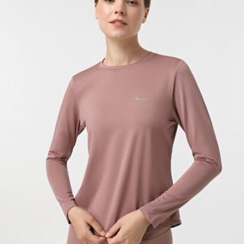Women's long-sleeve T-shirt Radder Malury pink 152505-600