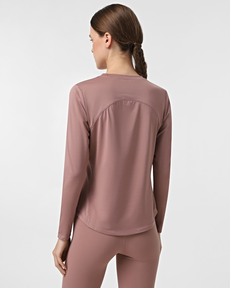 Women's long-sleeve T-shirt Radder Malury pink 152505-600