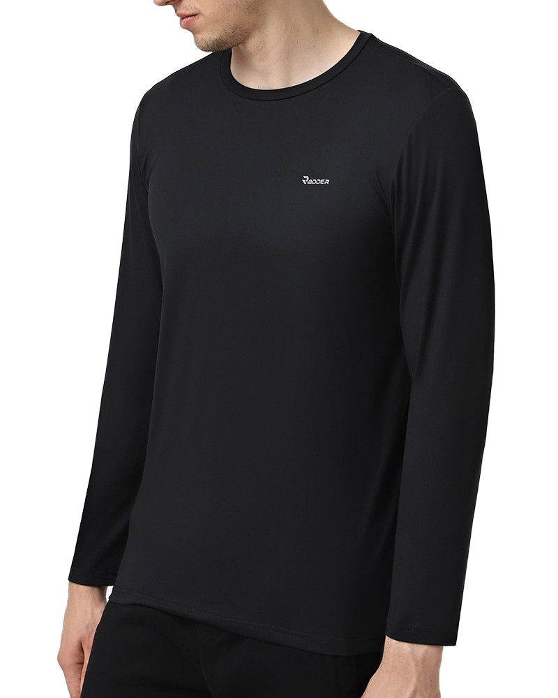 Camiseta de manga larga para hombre Radder Batins negra 152508-010