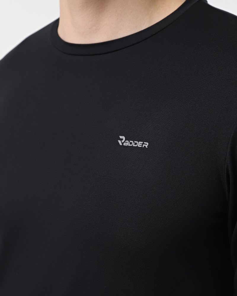 Camiseta de manga larga para hombre Radder Batins negra 152508-010