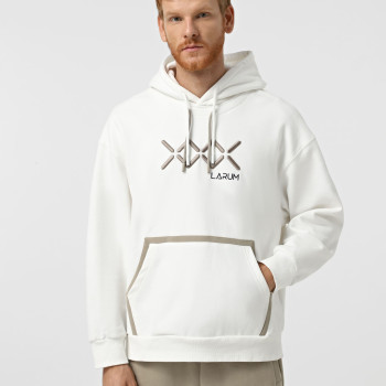 Men's hoodie Larum white 652505-100