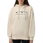 Women's hoodie Evoids Saronsa beige 552510-125