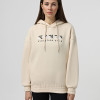 Women's hoodie Evoids Saronsa beige 552510-125