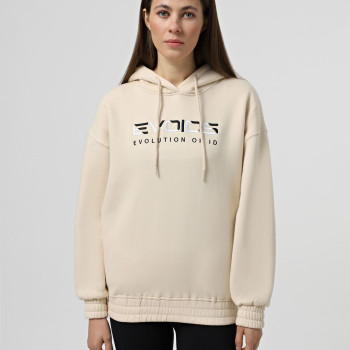 Women's hoodie Evoids Saronsa beige 552510-125