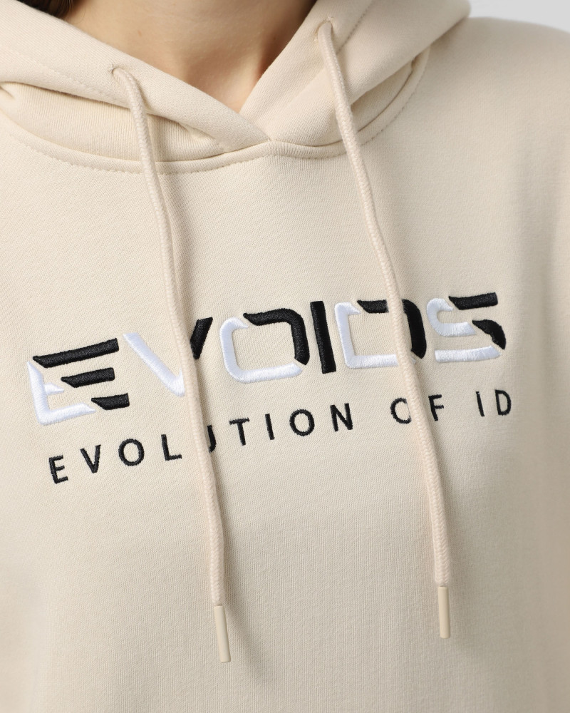 Women's hoodie Evoids Saronsa beige 552510-125
