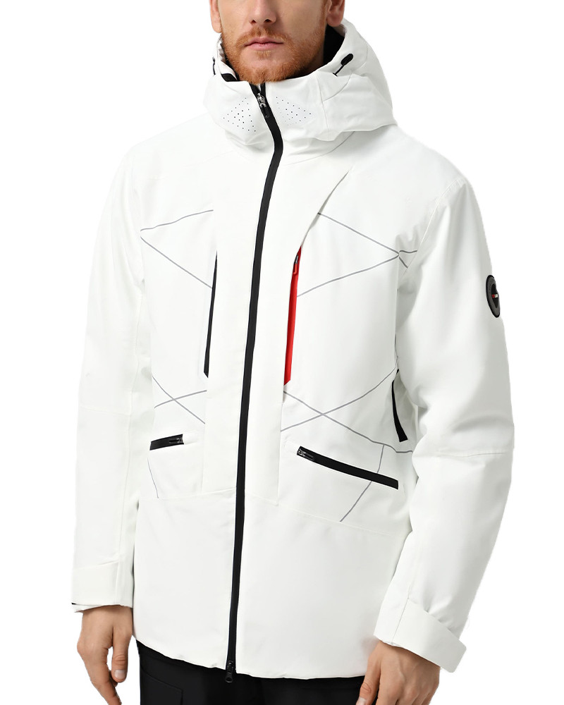 Chaqueta de hombre Larum Crest blanca 302504-100