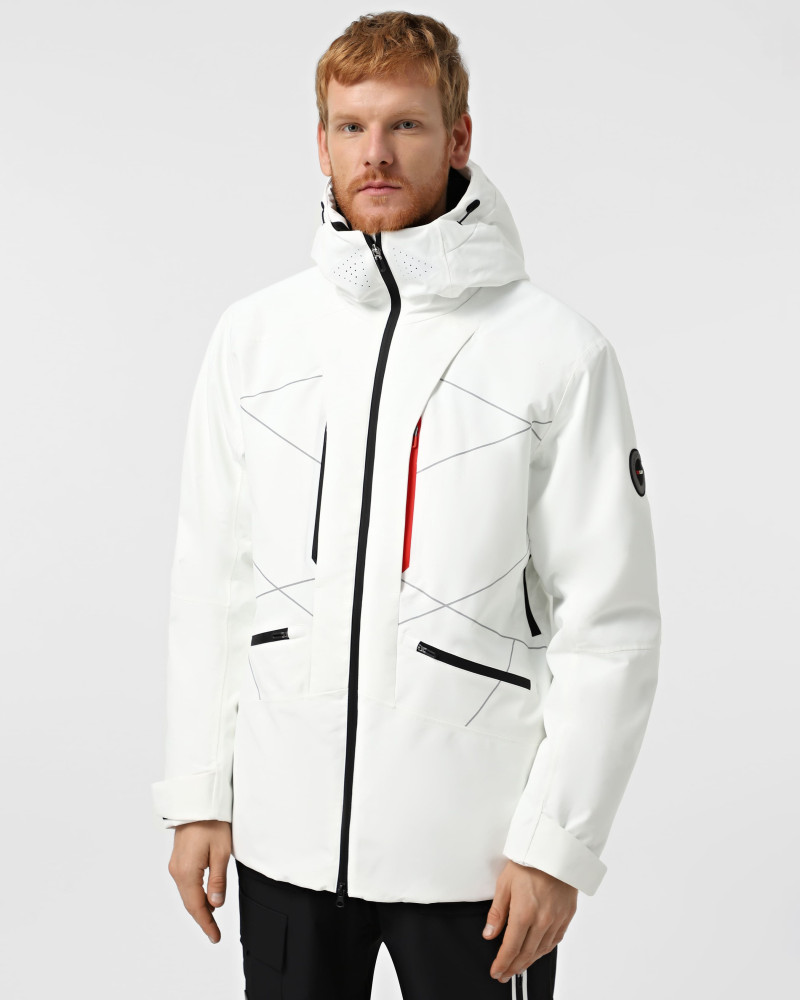 Chaqueta de hombre Larum Crest blanca 302504-100