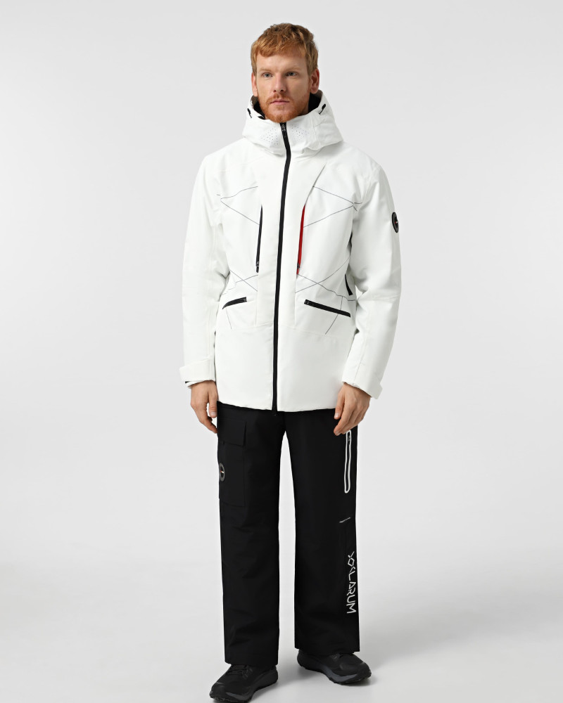 Chaqueta de hombre Larum Crest blanca 302504-100