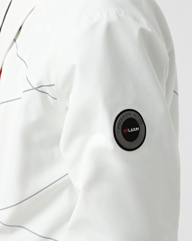 Chaqueta de hombre Larum Crest blanca 302504-100