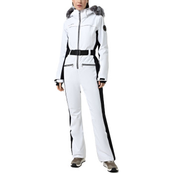 Women's jumpsuit Larum Powderly white 302511-100