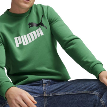 Sudadera para hombre Puma ESS+ 2 Col Big Logo Crew verde 58676386