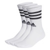 Calcetines Adidas 3S C SPW CRW 3P blancos HT3458