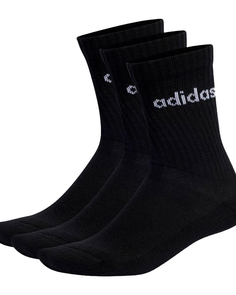 Calcetines Adidas C LIN CREW 3P negros IC1301