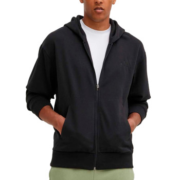 Толстовка чоловіча Adidas M A SZN FL FZ чорна IX1249