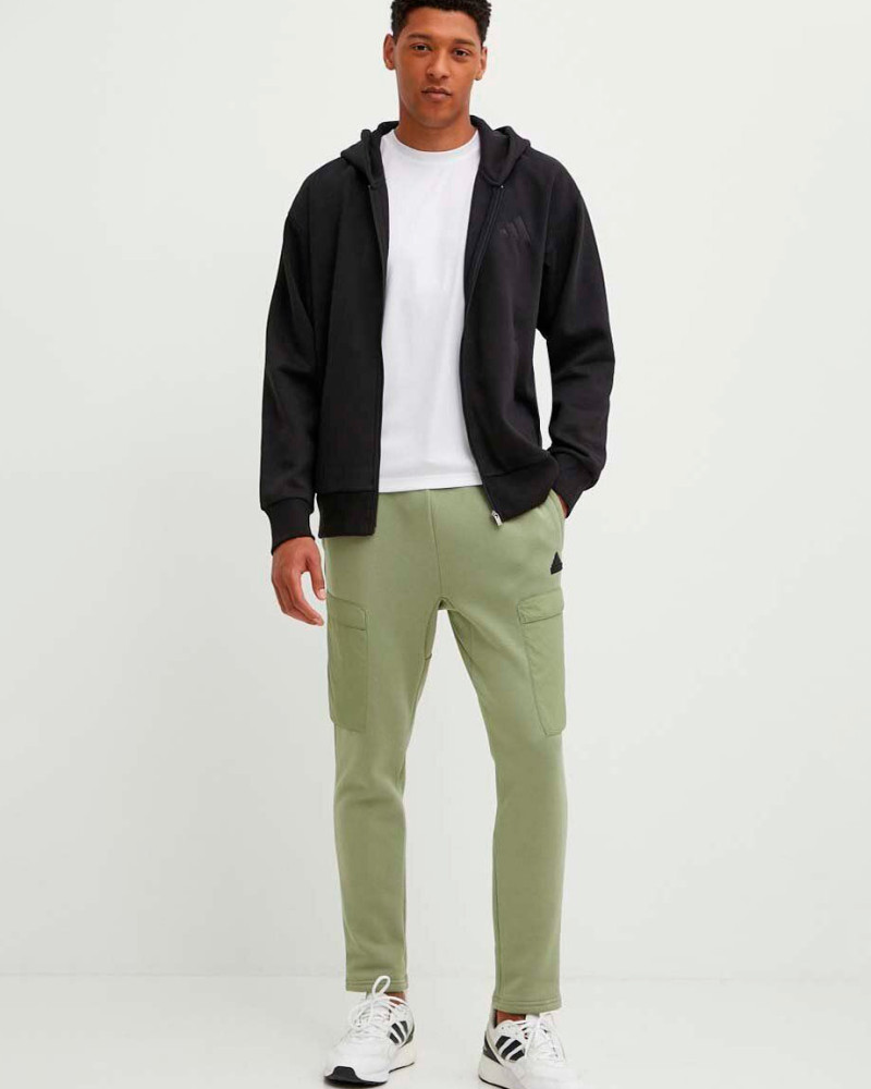 Толстовка чоловіча Adidas M A SZN FL FZ чорна IX1249
